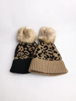 Animal Print Beanie