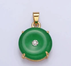 Round Jade Stone Charm Charm Bar -Women Clothing Shop DUkHFdb3q5UicPouW494hsaOoG0J5gsPoIouV8Ax