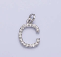 Crystal Dainty Initial Charm Charm Bar -Women Clothing Shop EN1DUNGX6YQP4ZGLIG2vqSkBYXrw3xhaWaFCdFDB