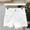 Risen High Rise Distressed Detail Shorts | S - 3X *Final Sale*