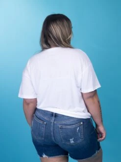 Judy Blue Mid-Rise High Low Cut Destroyed Hem Shorts | S - 3XL -Women Clothing Shop GqDtuJa47hB87OuvbM45B09V15VUYuNn4GeHBQV6