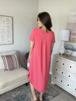 Airflow Short Sleeve Midi Dress | S-2X -Women Clothing Shop JHlZpQRVzJConmPH5RFLrI6BSutjpSOSFDeMp7yR