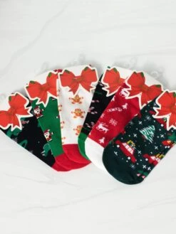 Holiday Theme Socks
