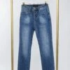 Risen Mid Rise Button Fly Relaxed Fit Skinny Jeans | 1 - 3X