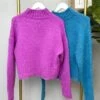 Mock Neck Solid Sweater | S - L