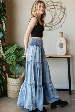 Oli & HaliWashed Tercel Tiered Wide Leg Pants | S-XL -Women Clothing Shop NDiBidie6Bo7xNFTDr1khtCL6BedNKdKnwAY1Mkn