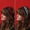 Plaid Mid Knot Headband*Final Sale*