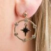 Cassie Star Hoops *Final Sale*