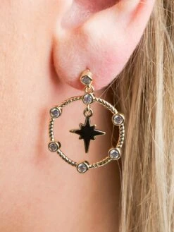 Cassie Star Hoops *Final Sale*