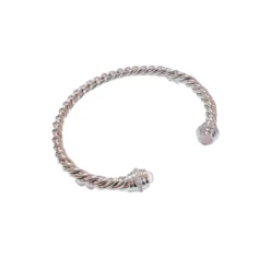 Rope Clear Crystal Line Bracelet