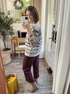 Aztec Pattern Knit Sweater | S - 3X -Women Clothing Shop SfOhHrlCUXgz2fAS4F8a5hIWGnpqO3qmS0AoSEKR