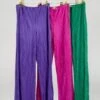 High Rise Plisse Wide Leg Pants | S - L SET W/ Sku47369