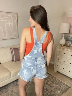 High Rise Star Printed Shortall | S - XL *Final Sale* -Women Clothing Shop Voamr8bkDlFo5CC6MtEhTImKaouZS8t5SeCkzKri