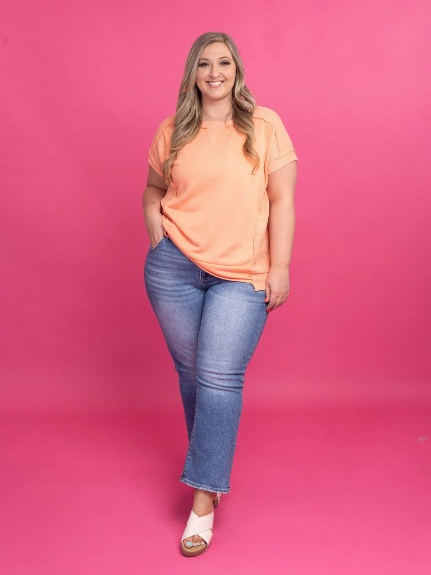 Risen Mid Rise Cropped Flare Jeans | 0-3X 1 Risen Mid Rise Cropped Flare Jeans | 0-3X