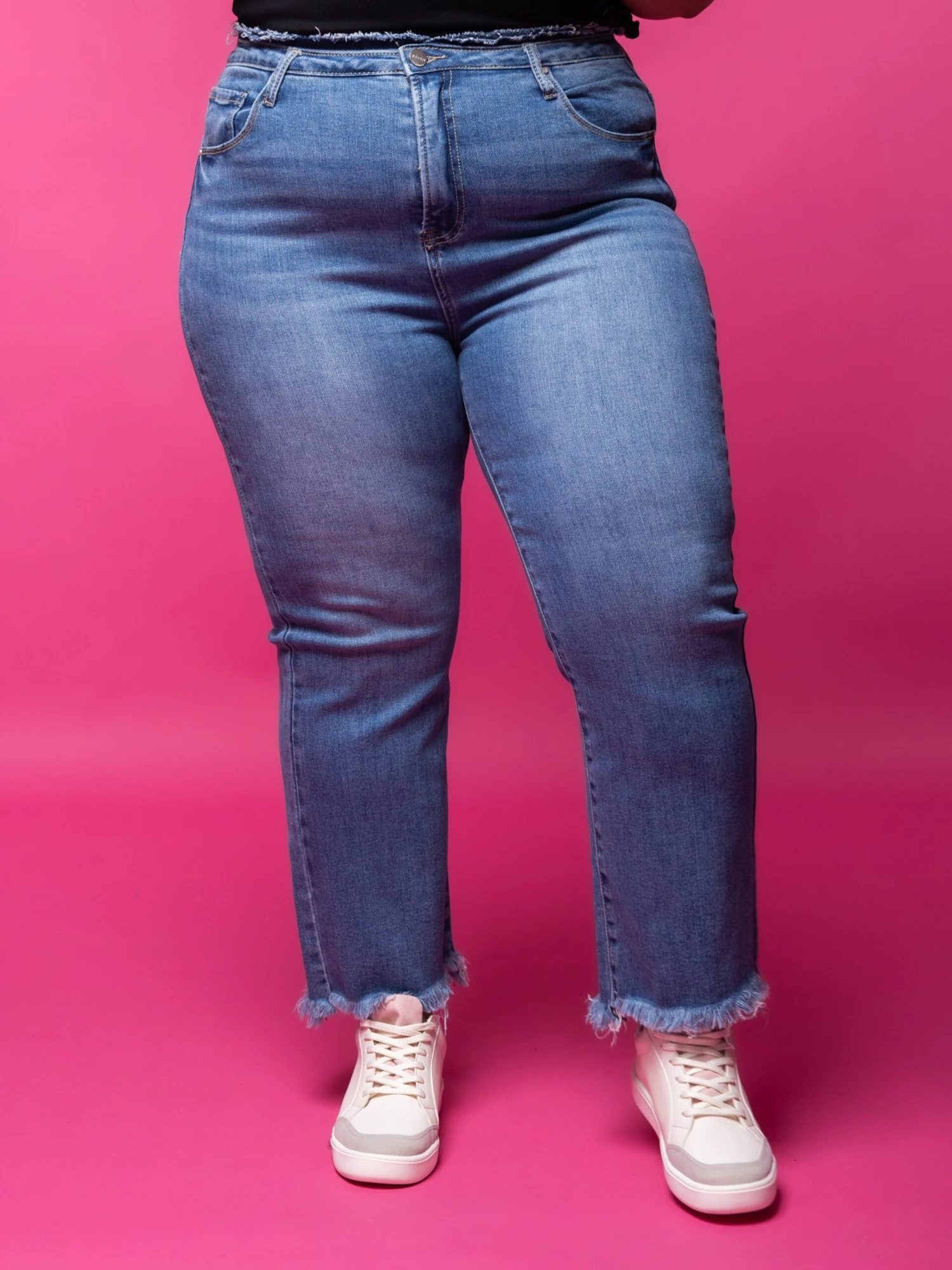 Risen Memorably Made Raw Hem Cropped Jeans | 0 - 3X 1 Risen Memorably Made Raw Hem Cropped Jeans | 0 - 3X