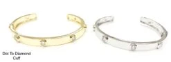 Dot To Diamond Cuff