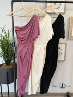 One Shoulder Wrap Dress| S-L