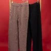 Knitted Straight Leg Pants W/ Elastic Waist | S - 3X