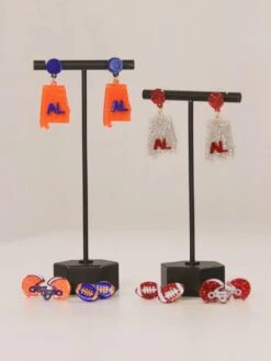 Football Assorted Earring Set