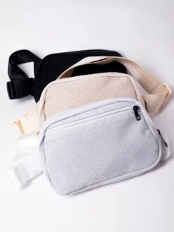 Zenana Glitter Belt Bag
