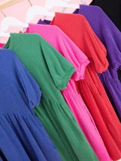 Raised Rib Dress By DD Design | S-3XL -Women Clothing Shop a138e010288911c63aa9d64b0b656db2