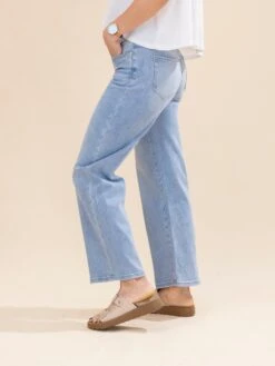 Mica Denim Mid Rise Loose Fit Straight Jeans | 0-15 -Women Clothing Shop a28952a3eaa12011b23117bbfe076c58