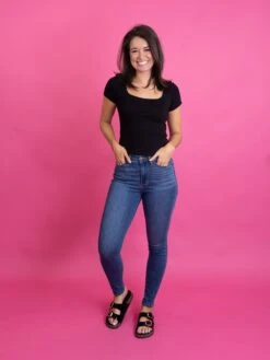 Judy Blue High Waist Cuffed Hem Skinny Jeans| 0-24 -Women Clothing Shop a3eab857cb899eb7edda0a838568c0a7 1