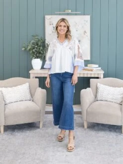 Risen Tummy Control High Rise Cropped Wide Leg Jeans | 0-3XL 12 Risen Tummy Control High Rise Cropped Wide Leg Jeans | 0-3XL -Women Clothing Shop a47c171ca433bf2dc73d10d31192734d