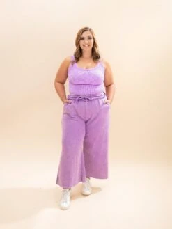 Zenana Acid Wash Fleece Palazzo Sweatpants W/ Pockets | S - 3X -Women Clothing Shop a48b3099f51eac0942591e98b1ea89bf