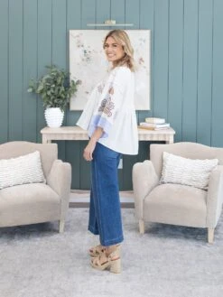 Risen Tummy Control High Rise Cropped Wide Leg Jeans | 0-3XL 13 Risen Tummy Control High Rise Cropped Wide Leg Jeans | 0-3XL -Women Clothing Shop a4e334032d5ca7a88868ac1a06be6380