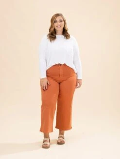 Mica Denim Super High Rise Wide Crop With Double Buttons | 0-15 -Women Clothing Shop a5db4fb1a504a6b9a2ce390e48dc1fd0