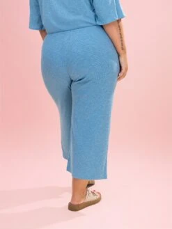 Slub Ribbed Crop Pants By DD Design | S-3XL Pair W/ Sku63651 -Women Clothing Shop a687b9d2c4a13c169bac85192ba1dede