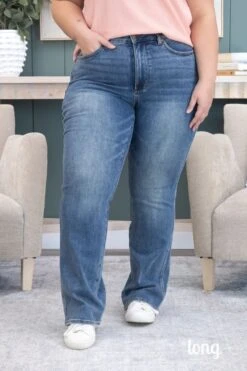 Judy Blue High Waist Tummy Control Back Pocket Embroidered Bootcut Jean | 0-24 Inseam Program -Women Clothing Shop a6e989f3b8cce2dd98564fff60bbb1c6