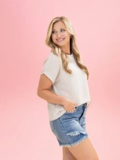 Diva Denim High Rise Tulip Fray Hem Short | XS - 3XL -Women Clothing Shop a7197c8acdad80f78f376f74d26c47b6