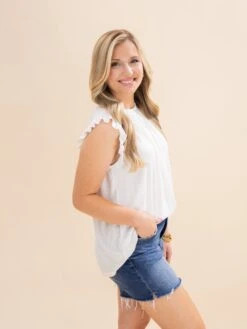 Zenana Distressed Hem Denim Shorts | S-L -Women Clothing Shop a77c645ea0c7ca5141418f1eea92e8af