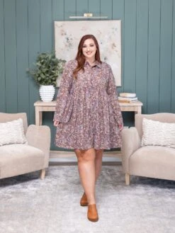 Paisley Print Collard Neck Button Down Button Tab Sleeve Baby Doll Dress | S-3X -Women Clothing Shop a7b22f610b68c549d5ea35bdd92e71fa