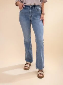 Judy Blue Mid Rise Vintage Wash Boot Cut With Destroy Hem | 0-24W -Women Clothing Shop a8af0d210508cafcccdfeb626c8c561d