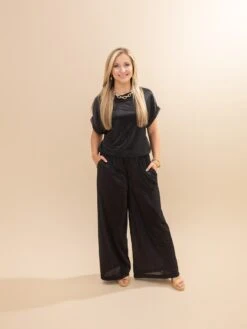 Charlotte Avery Satin Effect Pant | S-L Pair W/ Sku60510 -Women Clothing Shop a8b918da1773fa92681386fcfc99ef8f