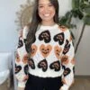 STACCATO Halloween Heart Patterned Sweater | S - XL