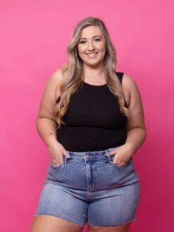 Judy Blue High Waist Rhinestone Embellished Cut Off Shorts | S-3X -Women Clothing Shop aYk3ApA6JzI7spT0eZqZfPn3EaVL7woIVz33kTS0