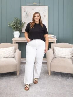 Mica DenimHigh Rise Wide Leg W/Raw Hem Jean | 0-15 -Women Clothing Shop aa2f7d59475a406e90d2a50c48b7ccff