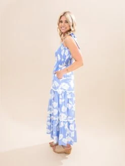Woven Print Smocking Tiered Maxi Dress W/ Shoulder Tie & Side Pocket | S-2XL 12 Woven Print Smocking Tiered Maxi Dress W/ Shoulder Tie & Side Pocket | S-2XL -Women Clothing Shop ab56d45a0a70dd8c2d2472c80f115366