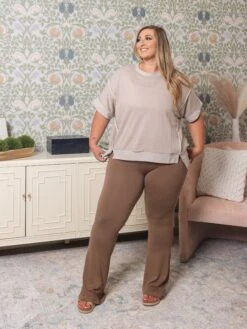 Zenana Buttery Soft Flare Leg High Waist Yoga Pants | S/M - L/XL -Women Clothing Shop ac79476e8c03b7a2d6d040b985510867