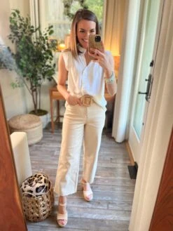 Judy Blue High Waist Garment Dyed Crop Wide Leg Jeans | 0-24