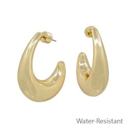 Water Resistant Thick Teardrop Earrings What's Hot