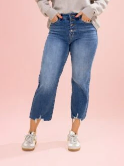 Diva Denim High Rise Wide Leg Crop Jeans | 0 - 20
