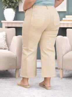 Risen High Rise-Crop Wide Pants | 0-3XL -Women Clothing Shop aecd8e8c9171298b23ec28e25f3a46a1