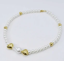 Pearl Heartbeat NecklaceTreasure Jewels