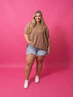 Diva Denim High Rise Tulip Fray Hem Short| S-3XL -Women Clothing Shop b0344aaffcda4e4b25724078474e973f