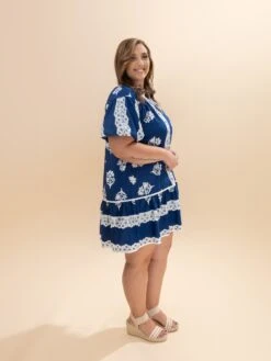 Puff Sleeve Tiered Baby Doll Dress | S-2XL -Women Clothing Shop b12926e030eb967f600518c599e135f0